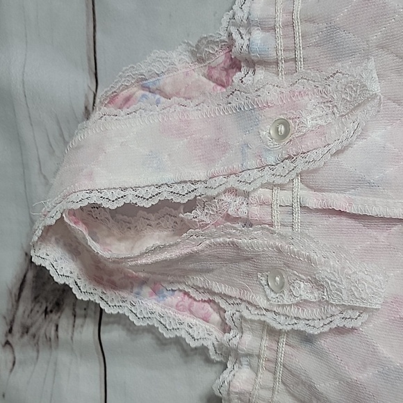 Vintage Evy Of California Baby Toddler USA Made Quilted Overalls 6 to 9 Months - Picture 6 of 8